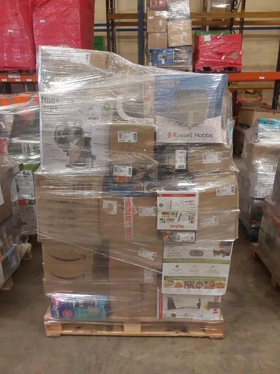 PALLET OF APPROXIMATELY 46 UNPROCESSED RAW RETURN HOUSEHOLD AND ELECTRICAL GOODS TO INCLUDE;