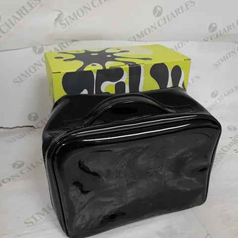 MADE BY MITCHELL JELY MAKE UP BAG IN BLACK