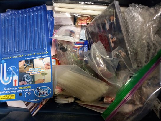 LOT OF APPROXIMATELY 15 ASSORTED HOUSEHOLD ITEMS, TO INCLUDE SCREEN PROTECTOR, SIM CARDS, DINKY SUPERTOY VAN, ETC