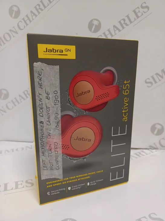 BOXED JABRA ELITE ACTIVE 65T EARBUDS