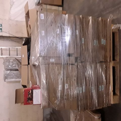LARGE PALLET OF A SIGNIFICANT QUANTITY OF ASSORTED BRAND NEW ITEMS TO INCLUDE WISAMIC RING LIGHTS, DESIGNER MAG WHITE CALENDARS, DESIGNER DECORATION LIGHTS ETC