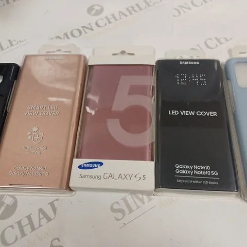 LOT OF 5 ASSORTED SAMSUNG MOBILE PHONE CASES