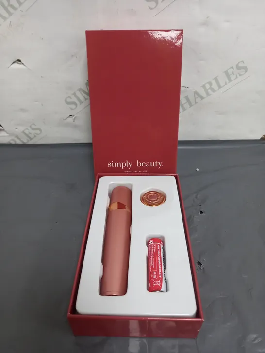 BOXED SIMPLY BEAUTY SINGLE HAIR EPILATOR IN ROSE GOLD