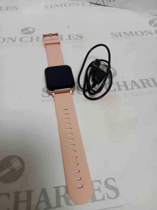 BOXED SMART WATCH - PINK. 