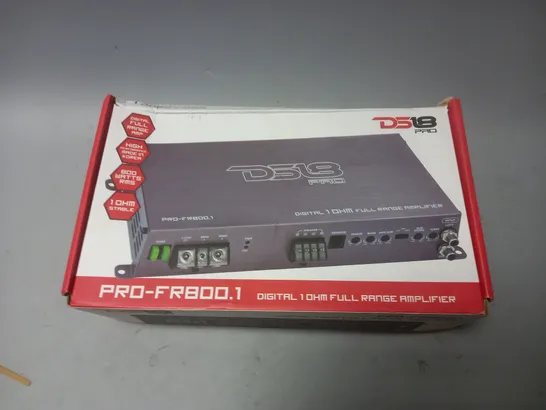 BOXED DS18 PRO-FR800.1 DIGITAL 1 OHM FULL RANGE AMPLIFIER 