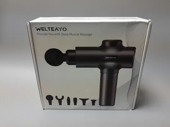 BOXED WELTEAYO MASSAGE GUN