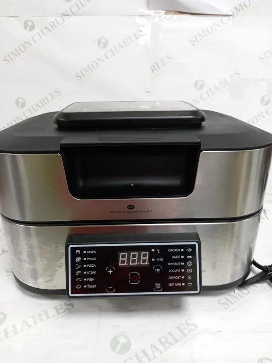 BOXED COOK'S ESSENTIALS GRILL & AIRFRYER 5.5L