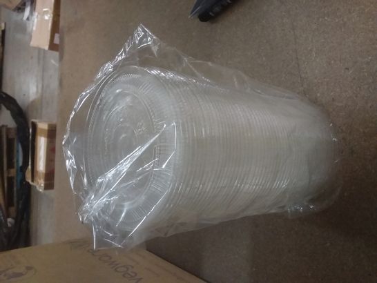 LOT OF 4000 VEGWARE 96MM FLAT LIDS WITH STRAW SLOT (4 BOXES OF 1000PC)