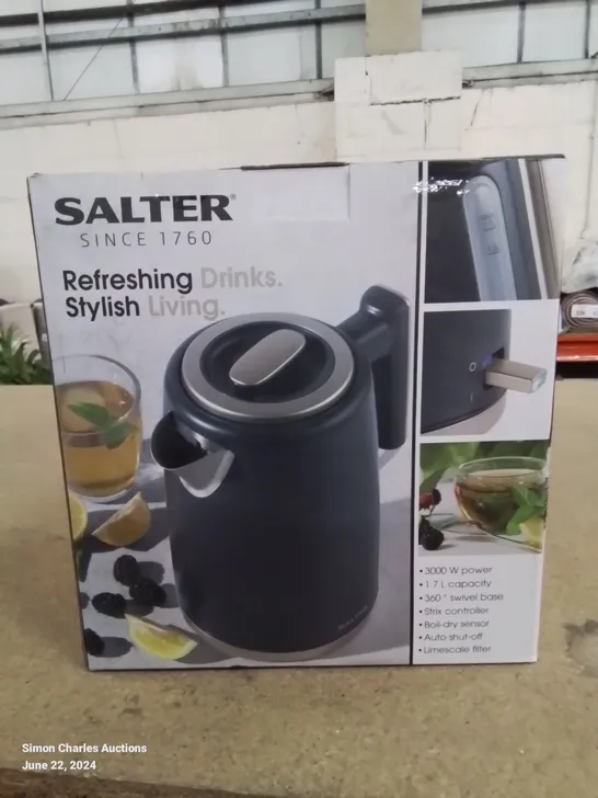 BOXED BRAND NEW SALTZER MARINO 3KW 1.7LITRE KETTLE 