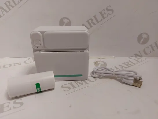 BOXED PORTABLE MINI PRINTER - WHITE