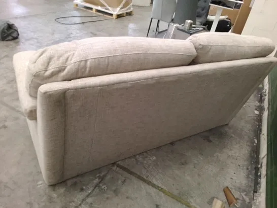 LARGE 3 SEATER SOFA - CREAM FABRIC 