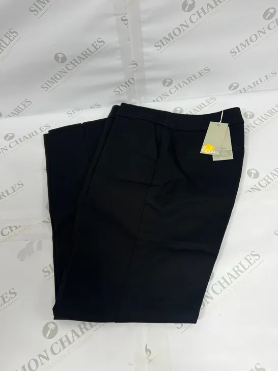 BODEN SMART TROUSERS IN BLACK SIZE 10