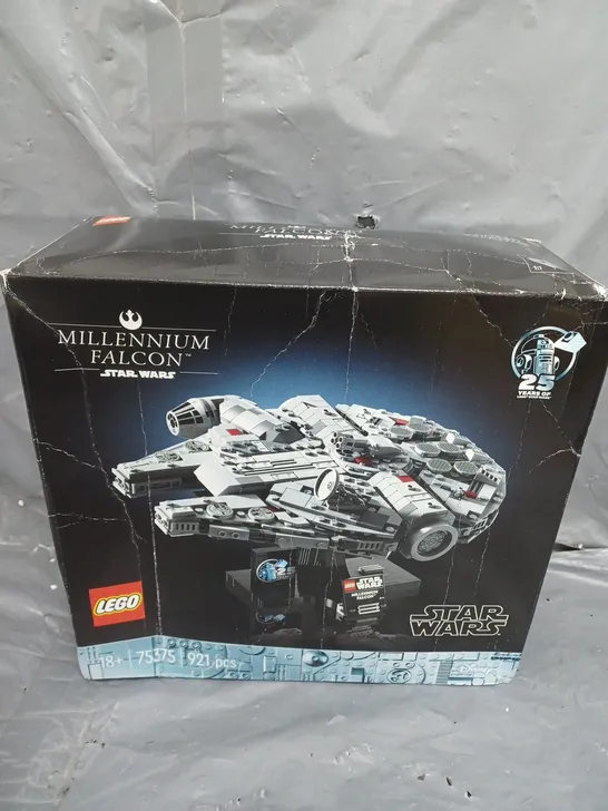 BOXED LEGO STAR WARS MILLENNIUM FALCON 75375