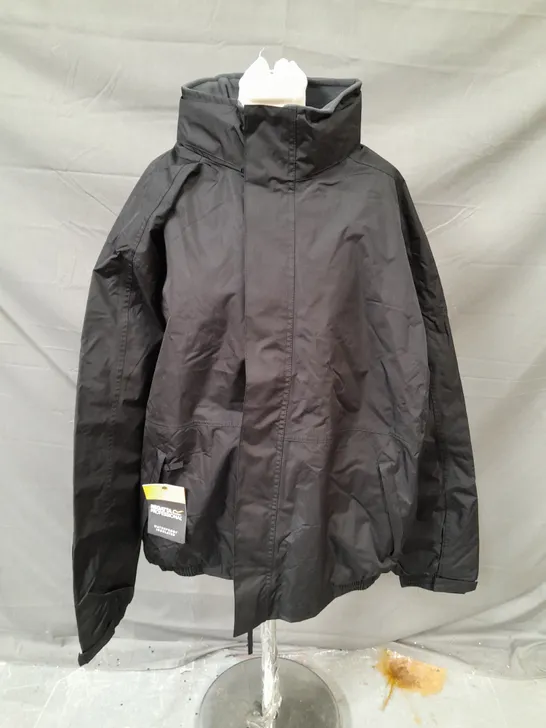 REGATTA DOVER BLACK JACKET - XXXL