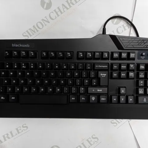 BOXED BLACKWEB BACKLIT GAMING KEYBOARD