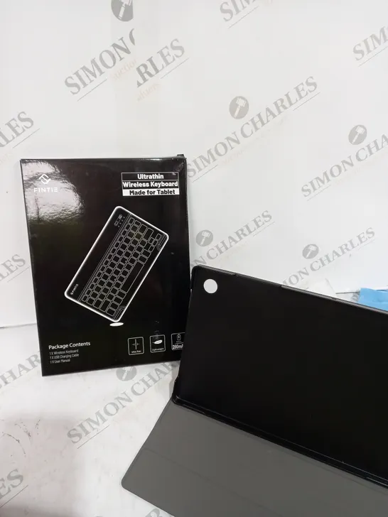 BOXED ULTRATHING WIRELESS KEYBOARD MADE FOR TABLET WITH CASE - BLACK