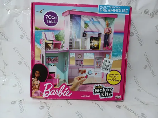 BOXED BARBIE MAKE YOUR OWN DREAMHOUSE  RRP £34.99