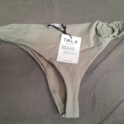 TALA AYSMMETRIC BIKINI BRIEFS IN KHAKI - XL