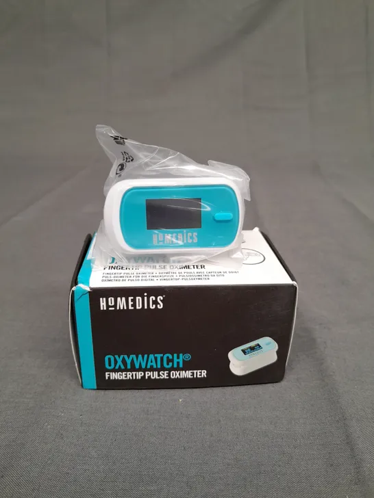 BOXED HOMEDICS OXYWATCH FINGERTIP PULSE OXIMETER