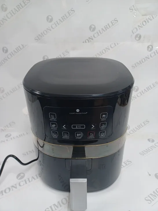 COOK'S ESSENTIALS AIR FRYER - BLACK