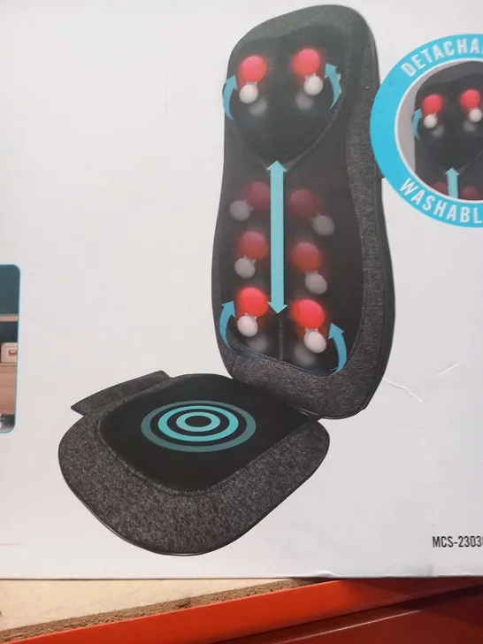 BOXED HOMEDICS SHIATSU NECK AND BACK MASSAGER WITH HEAT MCS-2303CC-GB