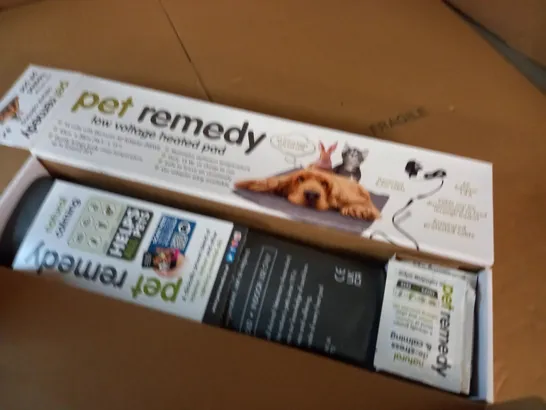 BOXED PET REMEDY LOW VOLTAGE HEATED PAD - 42 X 38CM