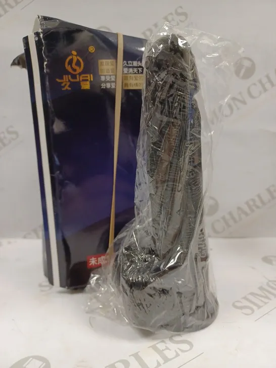 BOXED JUAI BLACK SILCONE 6" DILDO WITH DILDO 