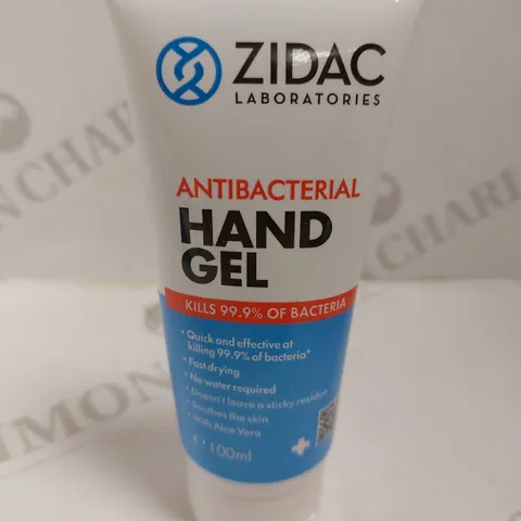 LOT OF APPROX. 200 ZIDAN ANTIBACTERIAL HAND GEL 100ML TUBES