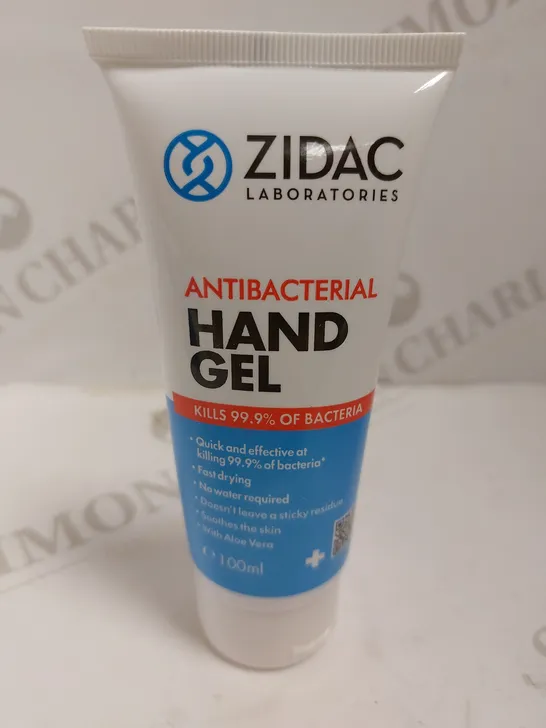 LOT OF APPROX. 200 ZIDAN ANTIBACTERIAL HAND GEL 100ML TUBES