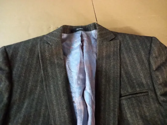 TED BAKER SUIT JACKET IN STRIPPED BROWN - 2