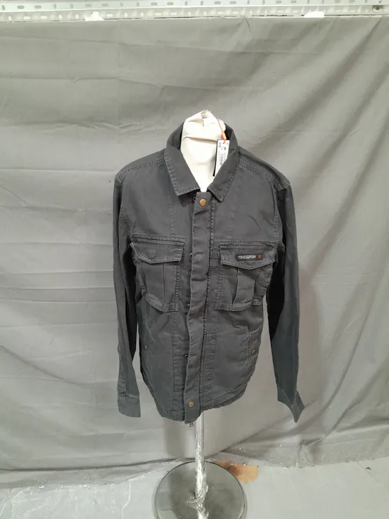 RINGSPUN SUPERDRY KOWLOON OVERSHIRT - WASHED BLACK