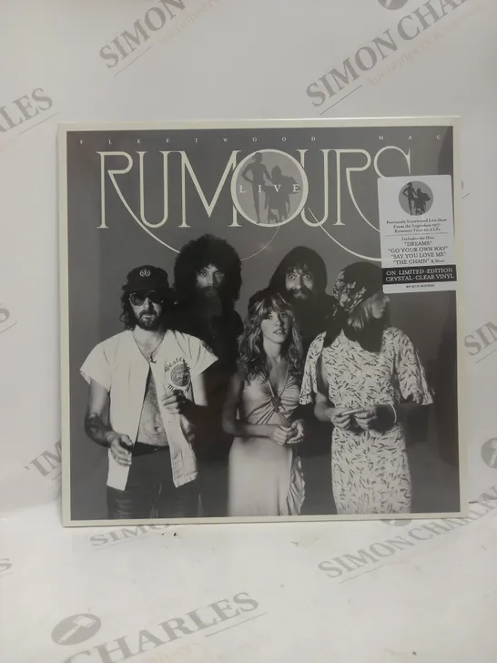 SEALED FLEETWOOD MAC RUMOURS LIVE LIMITED EDITION VINYL 