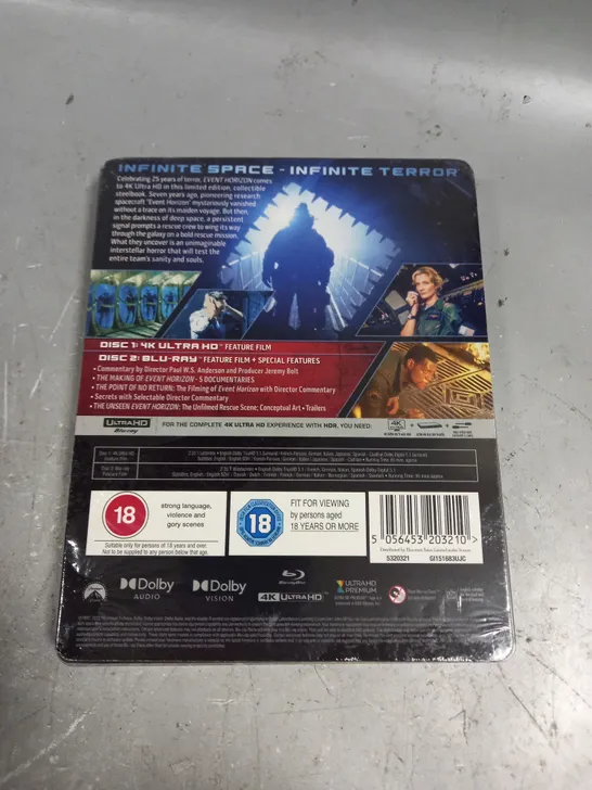 SEALED EVENT HORIZON 25TH ANNIVERSARY EDITION BLU-RAY 