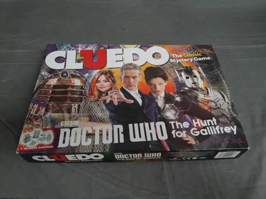 DOCTOR WHO CLUEDO THE CLASSIC MYSTERY GAME