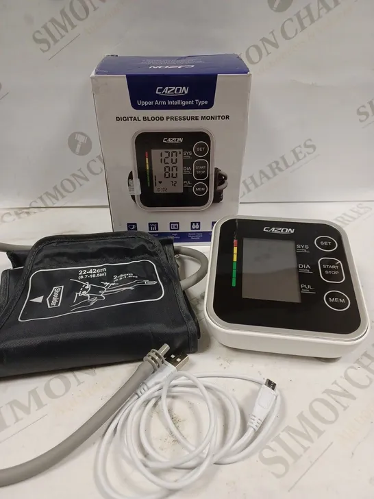 BOXED CAZON UPPER ARM INTELLIGENT DIGITAL BLOOD PRESSURE MONITOR 