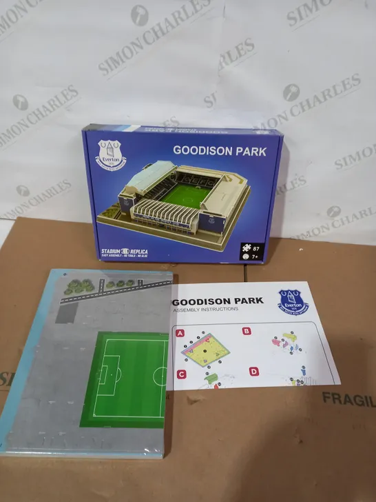 BOXED EVERTON GOODISON PARK STADIUM REPLICA