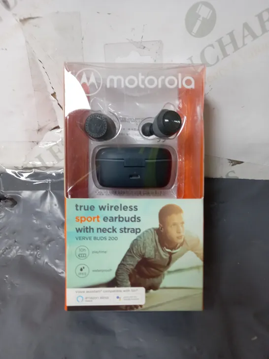 BOXED MOTOROLO WIRELESS EARBUDS IN BLACK