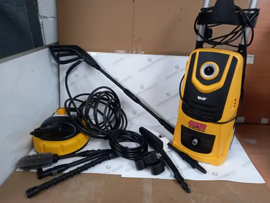 BOXED WOLF SUPER BLASTER PRESSURE WASHER YELLOW 