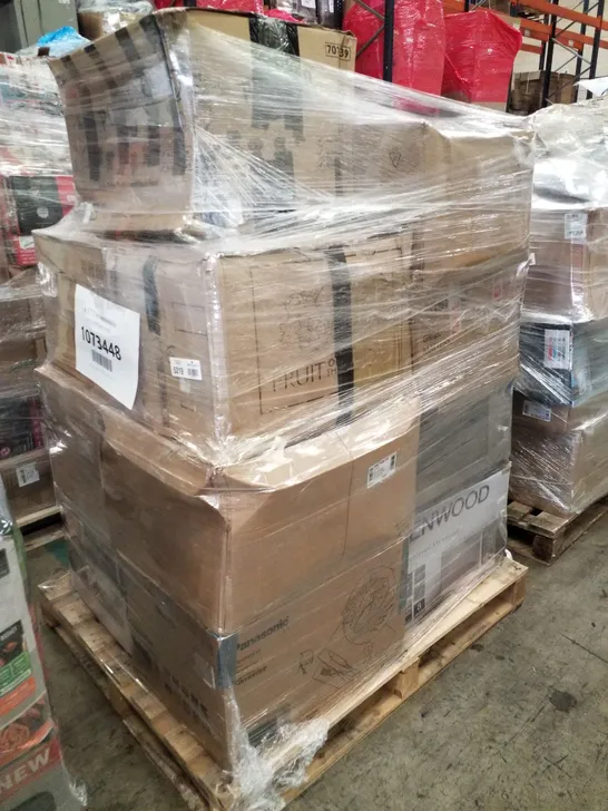 PALLET OF APPROXIMATELY 15 UNPROCESSED RAW RETURN MICROWAVE OVENS TO INCLUDE;