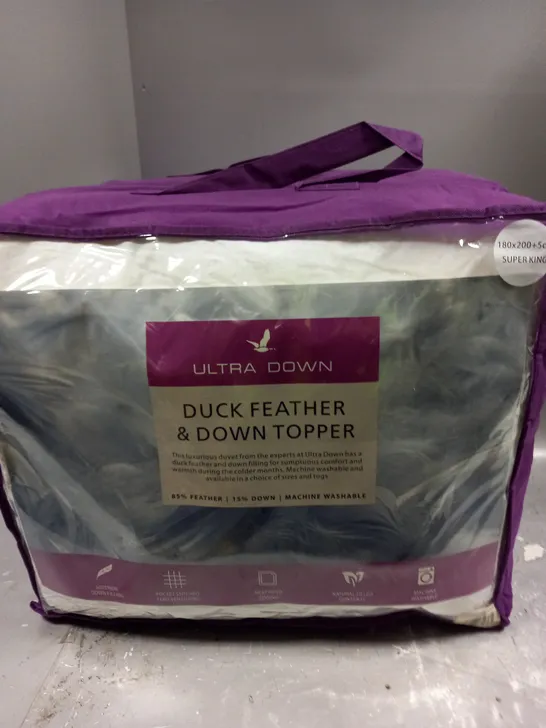 ULTRA DOWN DUCK FEATHER & DOWN TOPPER - SUPER KING 