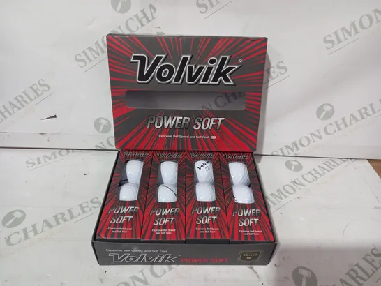 VOLVIK POWER SOFT PACK OF APPROXIMATELY 12 GOLF BALLS