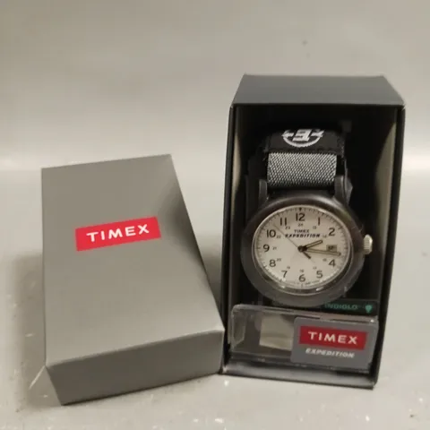 BOXED TIMEX EXPEDITION CAMPER VELCRO STRAP WATCH 