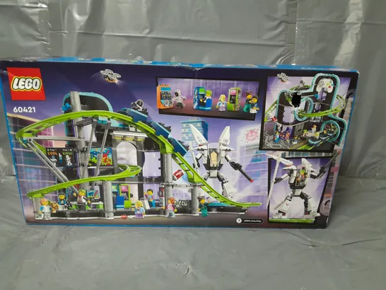 LEGO CITY ROBOT WORLD ROLLER-COASTER PARK TOY 60421 RRP £89.99