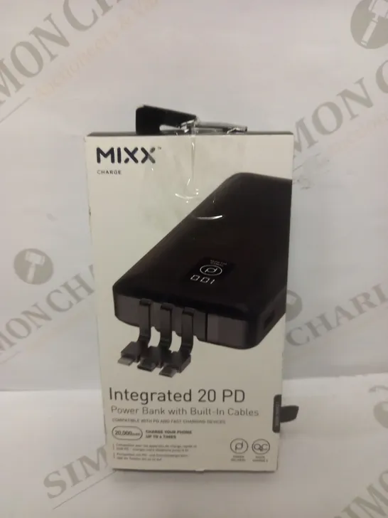 MIXX INTEGRATED 20PD POWER BANK 