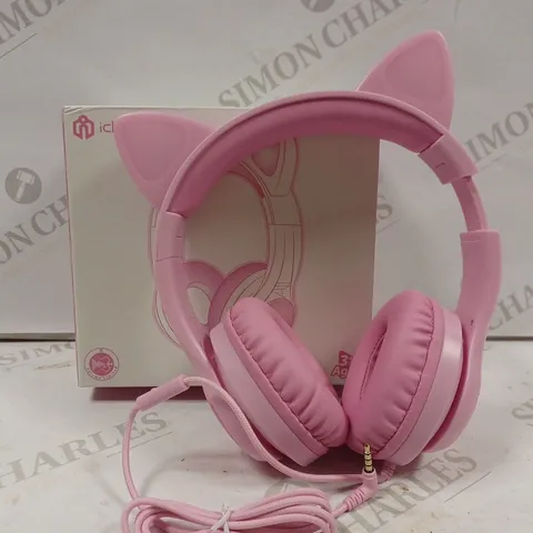 BOXED ICLEVER IC-HS20 KID'S PINK HEADPHONES 