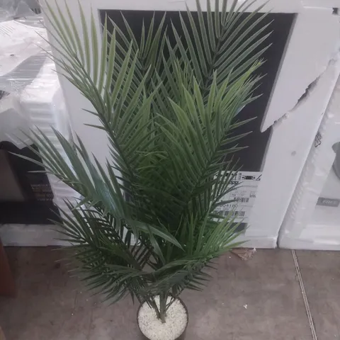 BOXED FLOURESCENT ARTIFICIAL PALM PLANTS