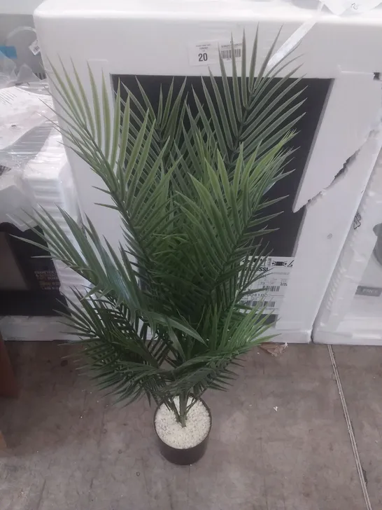 BOXED FLOURESCENT ARTIFICIAL PALM PLANTS