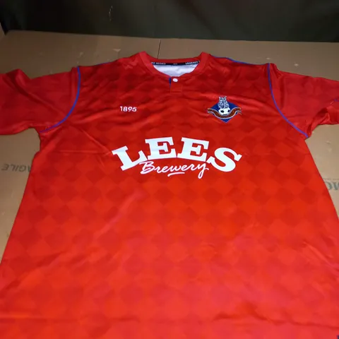 1895 FOUNDATION PRODUCED RETRO OLDHAM ATHLETIC AWAY SHIRT SIZE XL