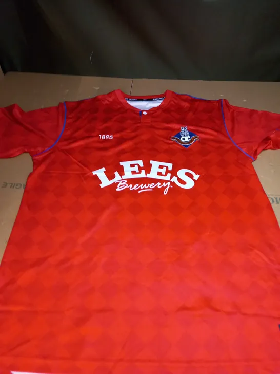 1895 FOUNDATION PRODUCED RETRO OLDHAM ATHLETIC AWAY SHIRT SIZE XL