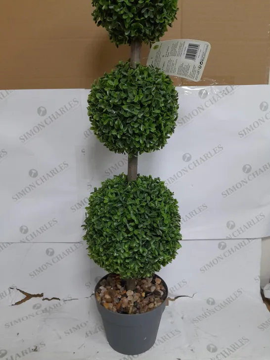 BOXED TRIO FAUX TOPIARY FREE 82CM 